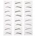 Pochoirs Sourcils Jetables 6 Pi ces Autocollants Maquillage Sourcils pour Femmes et Filles Mod les Vari s pour Dessin Pr cis Utilisation Facile Domicile ou Salon