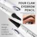 Eyebrow Pencil Liquid Eyebrow Pen 4 Tip Microblading Eyebrow Pen Creates Natural Looking Brows Effortlessly Eye Brow Pencils for Women (04) - Buy Online on GoSupps.com