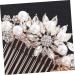 Didiseaon Pearl Hair Comb Crystal Headpiece Hair Accessories Rhinestone Barrettes Crystal Hair Comb Rhinestone Headpiece Bridal Hair Comb Pearl Comb Vintage Hair Comb Props Fashion Bride - Buy Online on GoSupps.com