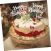 Warmhm Cupcake Toppers Birthday 20pcs Birthday Cake Insert Paper Bath Products Glitter Baby Cake Topper Birthday - Buy Online on GoSupps.com