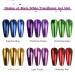 Bishengyf 6-Piece Chrome Nail Powder Set | Metallic Glitter Pigments for Stunning Nail Art & Designs | Fluorescence Series - Buy Online on GoSupps.com