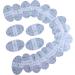 ZQHTY 20-Piece Set of Clear Disposable Ear Covers & Shower Caps - Water-Repellent Hair Dye & Bathing Protection - Buy Online on GoSupps.com