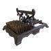 Victorian Style Cast Iron Ornate Boot Scraper And Brush