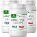 Krill Oil softgel Capsules (Test Winner) 30 90 or 270 pcs. in Pharmacy Quality from MoriVeda - Omega 3 6 9 astaxanthin Vitamin E Choline phospholipids krilloil (270 softgel Capsules) 90 pieces (pack of 3) - Buy Online on GoSupps.com