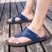 CLSQLXYJZC Blue Leather Toe Separate Flip Flops for Bunion Pain Relief - 25cm Foot Length - Buy Online on GoSupps.com