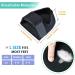 Plantar Fasciitis Heel Protectors - Adjustable Breathable Heel Cups for Pain Relief (4PCS Black) - Buy Online on GoSupps.com