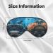 Soft coral reef eye mask women's breathable eye band perfect for travel and relaxation - Buy Online on GoSupps.com