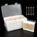 1000 ct Bamboo Cotton Swabs - Biodegradable Double Tips - Natural Organic - for Ear Beauty & Personal Care - Buy Online on GoSupps.com