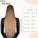FSHINE Real Hair Clip-In Extensions 120g | Medium Brown & Caramel Blonde Highlights - 7PCs 40cm Remy Hair - Buy Online on GoSupps.com