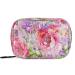 Pfrewn Pill Organizer Case 7 Day Flowers Paisley Roses Peonies Butterflies Travel Pill Box with Zipper Portable Small Weekly Vitamin Medicine Supplement Holder Pouch Bag