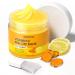 Vitamin C Peel Off Face Mask, SHVYOG Peel Off Mask with Turmeric, Blackhead Remover & Deep Cleansing Face Peel Mask, Vitamin C Exfoliating Face Mask for Blackheads, Large Pores, Dirts, Oil