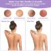 Wllhyf Exfoliating Peeling Gloves - 4 Pack Body & Face Scrub Sponges for Women | Hammam Gloves for Ingrown Hair - White Pink Purple Orange - Buy Online on GoSupps.com