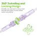 10 PCS Oxygen Tubing Swivel Connector | Male to Male Cannula Connectors - Prevent Tube Tangles | 10 Count Pack - Buy Online on GoSupps.com