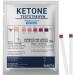 100x ketosis test strips | Ketone test for the effective keto diet & nutrition - for urine I Ketosticks