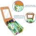 Buy Leather Lipstick Case with Mirror - Mini Lip Gloss Organizer | Tropical Fruit Flower Design - Buy Online on GoSupps.com
