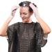 Waterproof Hair Dye Cape | Comb-Out Styling Cape | Makeup Apron for Hair Color - Black - Buy Online on GoSupps.com