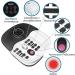 Relaxing Foot Bubble Bath & Massager - Foldable Heated Remote Control 16 Shiatsu Rolls - Buy Online on GoSupps.com