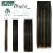 SEGO 12 PCs Clip In Hair Extensions - Real Hair 22 Clips 55 cm Natural Black & Coffee Brown 180g - Affordable & Smooth Full Head Solutions - Buy Online on GoSupps.com