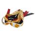 Glitter Softball Pony Holder in Red, Black, White with Stitches Ribbon - Hair Bow - Buy Online on GoSupps.com