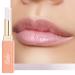 Oulac Moisture Shine Lipstick - Tinted Lip Balm & Hydrating Lipstick for Dry Lips Sheer Coverage Lip Colour | Juicy Look Glossy Finish Vegan (S3) Halo | Sheer Milky White with Pinky Sheen
