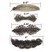 4PCS Retro Hair Barrettes Vintage Metal Bronze Hair Pins French Hair Clips | Women Girl Hair Accessories (Bronzer-4pcs) - Buy Online on GoSupps.com