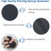 Boyistar Black Paint Sponge Applicator Set - 3Pcs Double-Sided Detail Painting Sponges for Car Waxing, Wall Repair & Kitchen Cleaning - Storage Mesh Bag Included - Buy Online on GoSupps.com