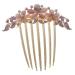 Beatifufu Opal Comb Bridal Hair Comb Side Combs for Women Metal Combs for Hair Women Bridal Hair Accessories Comb Wide Tooth Side Hair Combs Hair Comb Clip Comb Hair Clip Tooth Comb