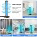 Qualirey 100W UV Light Disinfection Device - EPA Compliant UVC Sanitizer with Ozone Remote Control & Goggles for Home Germ Mold & Dust Mite Removal - Buy Online on GoSupps.com