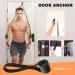 Leuhan Resistance Bands Set - 5 Bands (150LBS) 2 Hand Straps 2 Ankle Straps Door Anchor & Storage Bag | Ideal for Home & Travel Workouts - Buy Online on GoSupps.com