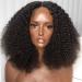 Lace Front Wigs for Black Women - 16 Synthetic Bob Kinky Curly Brazilian Remy Human Hair 150% Density Glued-Free - Buy Online on GoSupps.com
