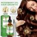 Rosemary Oil for Hair Growth 60 ml Organic Rosemary Essential Oil 100% Pure Natural Rosemary Essential Oil Eyebrows Face and Body Care Suitable For Men and Women To Prevent alopecia blue - Buy Online on GoSupps.com