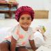 LADES Silk Satin Bonnet-3 Packs Children Satin Hair Bonnet for Curly Hair Satin Bonnet Sleep Cap for Sleeping Kids Girls Afro Black Hair Multi-colored a - Buy Online on GoSupps.com