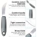 Adaptive Utensils (5-Pieces) Adaptive Utensils for Elderly Arthritis Parkinsons and Handicapped Stainless Steel and Dishwasher Safe - Grey - Buy Online on GoSupps.com