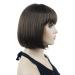 Shop Lydell Synthetic Short Bob Wig Cute Flat Bangs Heat Resistant Light Chestnut Brown & Light Brown - Buy Online on GoSupps.com