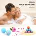 Suksadum Organic Bath Bombs Gift Set - 12pcs for Women | Moisturizing Bubble Bath for Girlfriend, Mom, Wife | Perfect for Thanksgiving, Birthday, Christmas | Creative Easter Gift - Buy Online on GoSupps.com