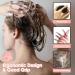 Soft Silicone Scalp Massager Shampoo Brush - Dandruff Removal and Hair Growth - Wet/Dry Hair Scrubber - Ideal for Thick Curly Hair - Nude Pink - Buy Online on GoSupps.com