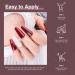 Autumn Gel Nail Polish Set - 6 Colors Red Silver Champagne Gold Soak Off LED Kit for Beginners - Buy Online on GoSupps.com