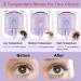 FIBOTY Heated Eyelash Curler with Comb and Eyeliner Brushes - 3 Heating Modes for Natural Curling (Purple) - Buy Online on GoSupps.com