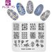 KADS Nail Stamping Plate Rose Flower Nature Image Template for DIY Manicure - FL037 - Buy Online on GoSupps.com