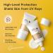 Face Sunscreen SPF 50 with Snail Mucin Hydrating Daily Lightweight Body Sunscreen Non-Greasy & Non-White Cast Sensitive Skin-Friendly 50g - Buy Online on GoSupps.com