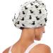 Shop Black Cat Dry Hair Cap - Quick Drying Towel Set with Button Headband | Super Absorbent & Comfortable for All Hair Types - Buy Online on GoSupps.com