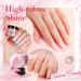 AZUREBEAUTY Dip Powder Nail Kit 6 Colors Jelly Pink Nude & Hot Pink | French Nail Art DIY Set | No Lamp Needed | Perfect Mother s Day Gift - Buy Online on GoSupps.com