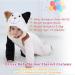 Doladola Unisex Baby Onesie | Animal Cartoon Cat Jumpsuit Romper | Toddler Hooded Outfit 6-12 Months - Beige Cat - Buy Online on GoSupps.com