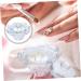 FRCOLOR Nail Art Cup 1pc Nail Art Crystal Cup Dish Nail Art Dish Cup Nail Glass Crystal Cup Glass Dapping Dish Glass Crystal Nail Liquid Cup Clear Plates Tool Crystal Liquid - Buy Online on GoSupps.com