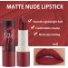 Velvet Dark Red Long Lasting Lipstick - Waterproof, High Coverage Lip Color for Women - Buy Online on GoSupps.com