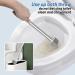 Effective Pumice Stone Toilet Bowl Cleaner Set - Long Handle Bathroom Brush & Hard Water Stain Remover - Includes 1 Wand 7 Pumice Stones & Wall Sticker - Buy Online on GoSupps.com
