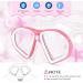 Supertrip Kids Swim Goggles with Nose Cover - Pink | Diving Mask for Youth 6-14 - Buy Online on GoSupps.com