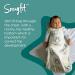 Tommee Tippee Baby Sleeping Bag | Original Grobag Swaddle | Hip-Healthy Design | Soft Cotton-Rich Fabric | 3-6m 2.5 TOG | Sky Grey Marl - Buy Online on GoSupps.com