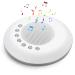 White Noise Machine Baby  Sound Machine for Sleeping Adults Kids 28 Non-looping Soothing Sounds  30 Level Volume 3 Timer Memory Function Audio Jack  Rechargeable for Home Office Nursery Travel