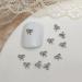 Personalized Accessories 3D Metal 20pcs Bowknot Decorations For Looks 08 Gold - Buy Online on GoSupps.com